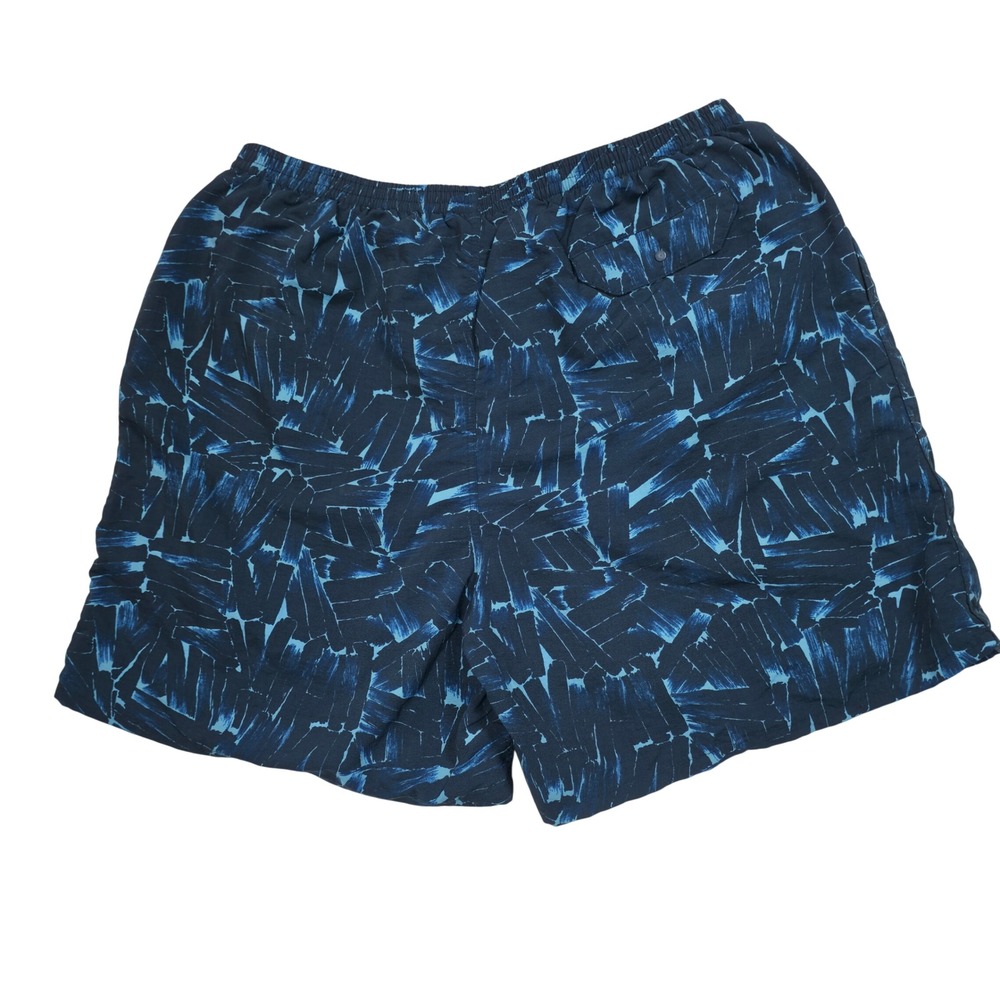 Patagonia Baggies 7 Inch Shorts Mens XL Blue Abstract Brushstroke Swim Trunks